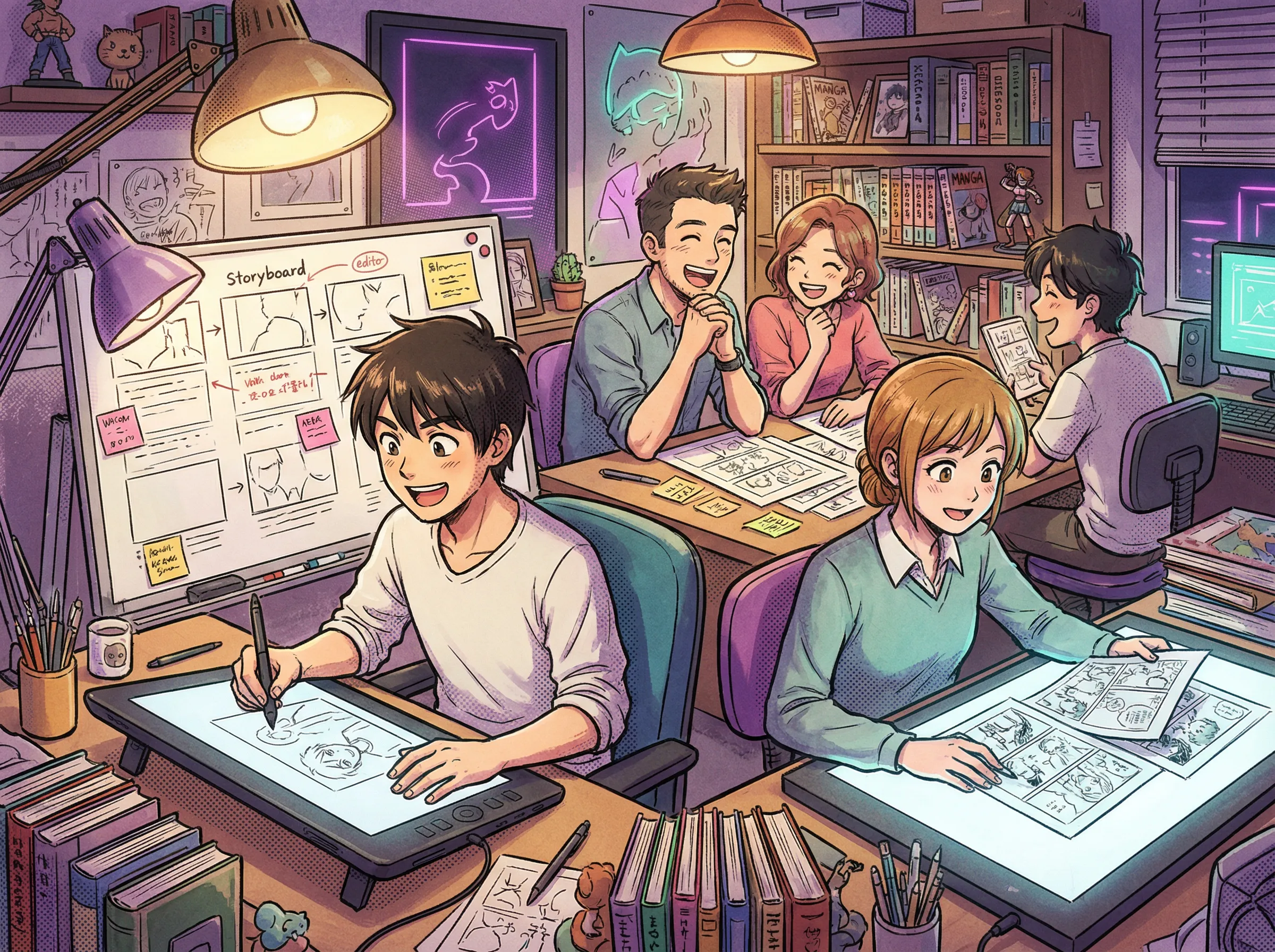 亚洲娱乐 团队 - 博彩漫画插画站